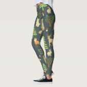 Vintage Waldtiere, Kindermuster. Leggings (Links)