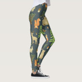 Vintage Waldtiere, Kindermuster. Leggings (Rechts)