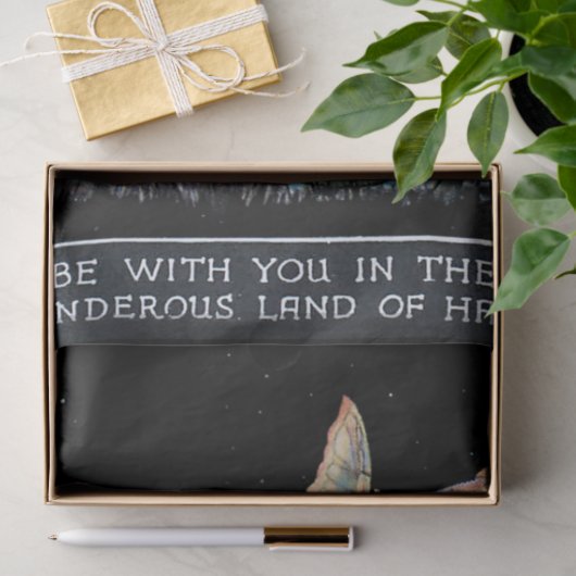 Vintage Waldweiden, Schmetterlinge und Teiche Seidenpapier (Geschenk)