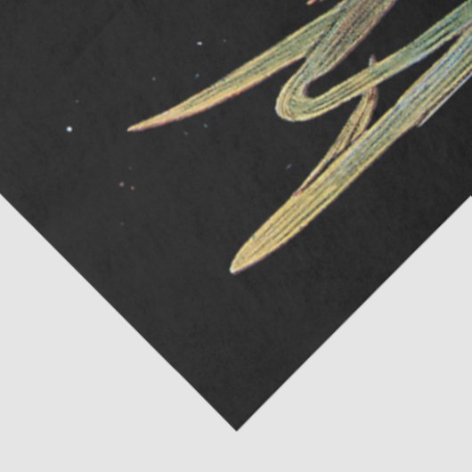 Vintage Waldweiden, Schmetterlinge und Teiche Seidenpapier (Ausschnitt)