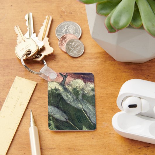 Vintage Wale, Meerestiere Schlüsselanhänger (Schreibtisch)