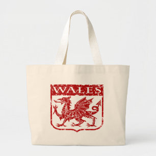 Vintage Wales Jumbo Stoffbeutel