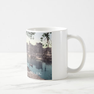 Vintage-Wales-Tasse, Carnarvon Castle 1905 Kaffeetasse