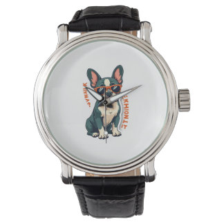 Vintage Walk Ich werde darüber nachdenken Französi Armbanduhr