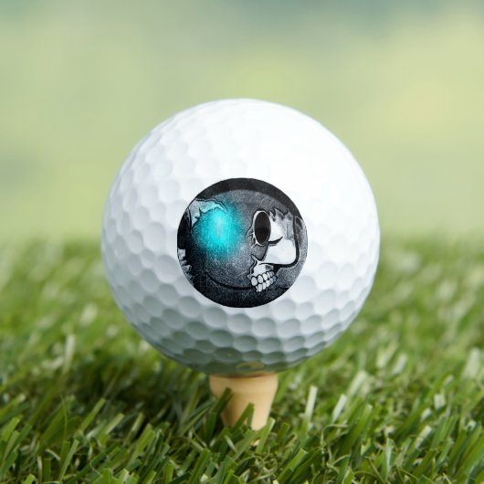 Vintage Walkermoji Golfbälle (Insitu T-Shirt)