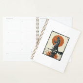 Vintage Walking Figure Sonnenuntergangs-Reflexions Planer (Anzeige)