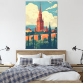 Vintage wall art leinwanddruck (Insitu (Schlafzimmer))