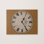 Vintage Wall Clock Alte Antike Kunst Puzzle (Horizontal)