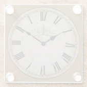 Vintage Wall-Uhr Glasuntersetzer (Rückseite)