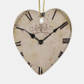 Vintage Wall-Uhr Keramikornament (Links)