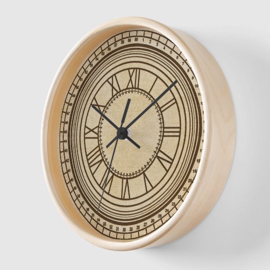 Vintage Wall-Uhr Wanduhr (Winkel)