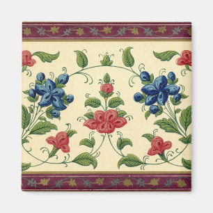 Vintage Wallpaper Border - Magnet