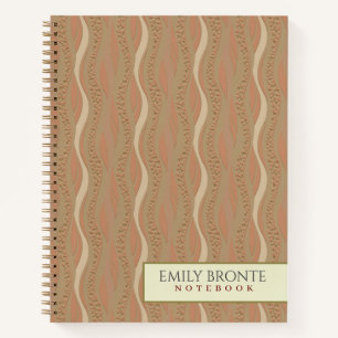 Vintage Wallpaper für Personalisiertes Notebook de Notizblock