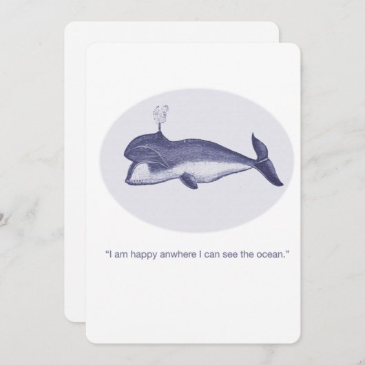 Vintage Walnotecard, Papier: Matte, Enve Einladung (Vorne/Hinten)