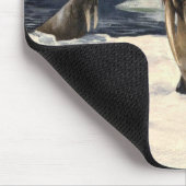 Vintage Walrusse im arktischen Schnee von CE Swan Mousepad (Ecke)