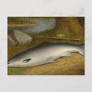 Vintage Walter Brackett Der erfolgreiche Fang Postkarte