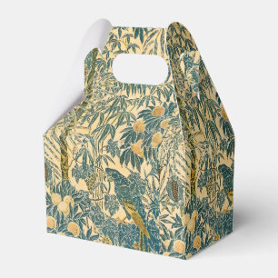 Vintage Walter Crane Ara und Zitrusfrucht Kunst Geschenkschachtel