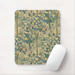 Vintage Walter Crane Ara und Zitrusfrucht Kunst Mousepad