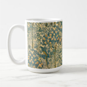 Vintage-Walter-Crane-Artwork mit Ara und Zitrusfru Kaffeetasse