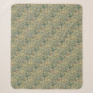 Vintage-Walter-Crane-Artwork mit Ara und Zitrusfru Sherpadecke
