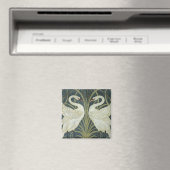 Vintage Walter Crane Schwan, Binse und Iris Magnet (In Situ (Geschirrspüler))