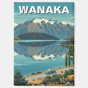 Vintage Wanaka Neuseeland Reise Magnet