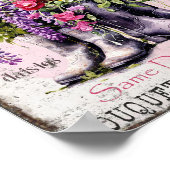 Vintage Wand an Wand Poster (Ecke)