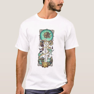 Vintage-Wanderlust-Kompass-Abenteuer-Grafik T-Shirt