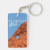 Vintage Wandern Ristorante da Valentino Schlüsselanhänger (Rückseite)