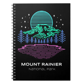 Vintage-Wanderung im Mount Rainier National Park Notizblock