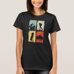 Vintage Wanderung Outdoor Wandern T-Shirt