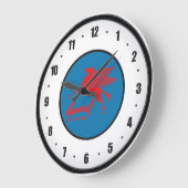 Vintage Wandleuchte für das Gas Große Wanduhr (Winkel)