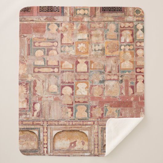 Vintage Wandskulptur Sherpadecke (Vorderseite)