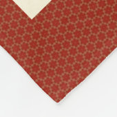 Vintage Wappen aus Kalifornien Fleecedecke (Ecke)