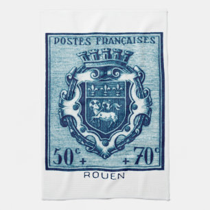 Vintage Wappen Rennes, Frankreich Handtuch