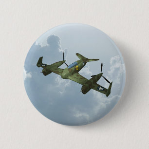 Vintage-Warbird-Flug Militärflugkunst Button