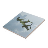Vintage-Warbird-Flug Militärflugkunst Fliese (Seite)
