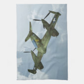 Vintage-Warbird-Flug Militärflugkunst Handtuch (Vertikal)