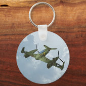 Vintage-Warbird-Flug Militärflugkunst Schlüsselanhänger (Vorderseite)