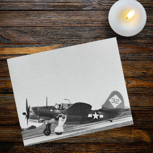 Vintage-Warbird-Flugzeug-WWII-Jäger-Foto Puzzle