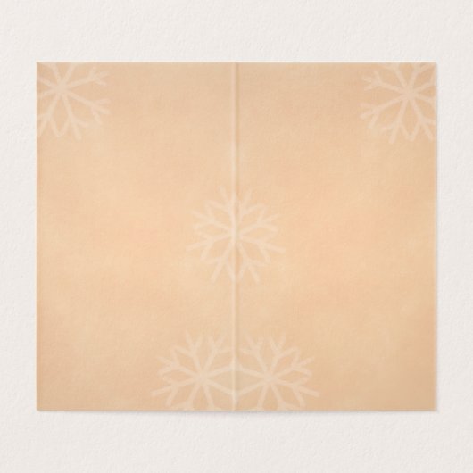 Vintage Warm Christmas Candle Greeting Card (Innenseite Aufgefaltet)