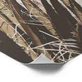 Vintage, warme Joshua-Baumwüste Poster (Ecke)