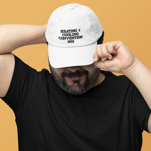 Vintage Wärme- und Kältekonvention Bestickte Baseballkappe