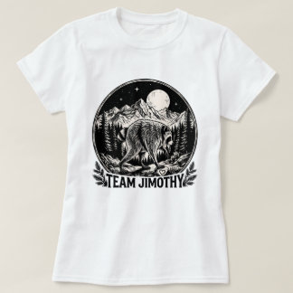 Vintage-Waschbär-Natur-Shirt Team Jimothy Grafik T-Shirt