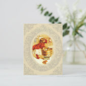 Vintage Wäscherei Postkarte (Stehend Vorderseite)