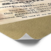 Vintage Wäscherei Scrapbook drucken Poster (Ecke)