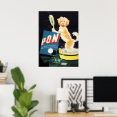 Vintage Wäschereiwerbung Poster (Heimbüro)