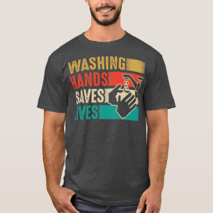Vintage Waschhandschuhe Rette Leben T-Shirt
