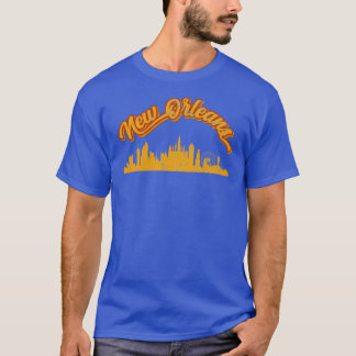 Vintage washed and worn texture New Orleans City o T-Shirt