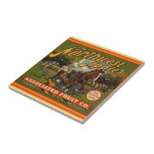 Vintage Washington-Äpfel, die Kistenfliese Fliese (Seite)